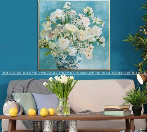 tranh canvas hoa 2143