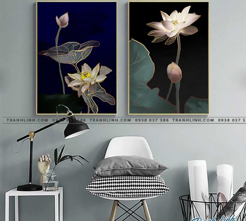 tranh canvas hoa 2147