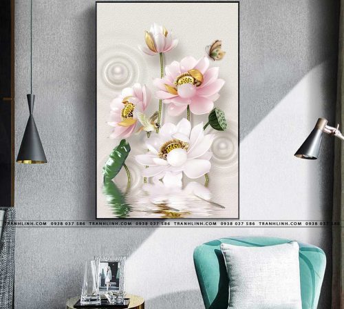 tranh canvas hoa 508
