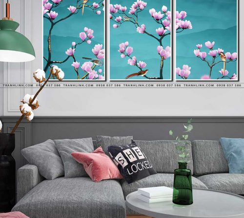 tranh canvas hoa 563