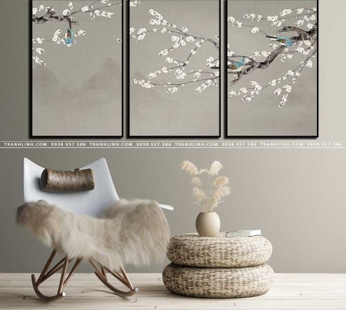 tranh canvas hoa 588