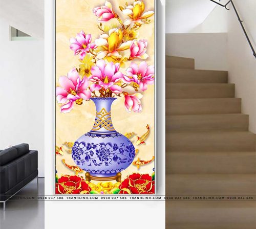 tranh canvas hoa 597