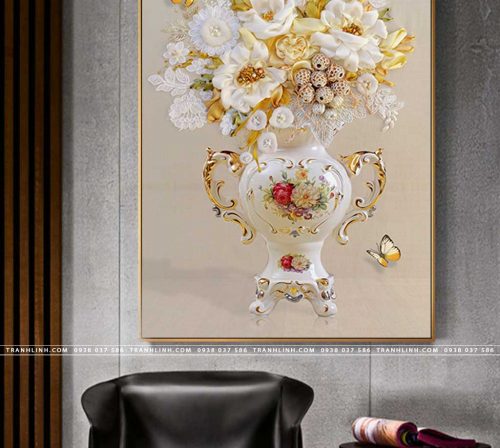 tranh canvas hoa 598