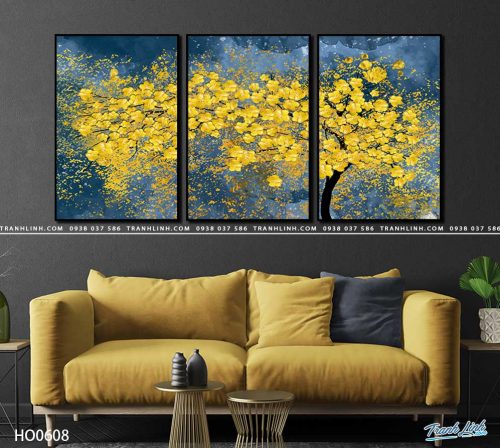 tranh canvas hoa 608