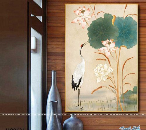 tranh canvas hoa 634