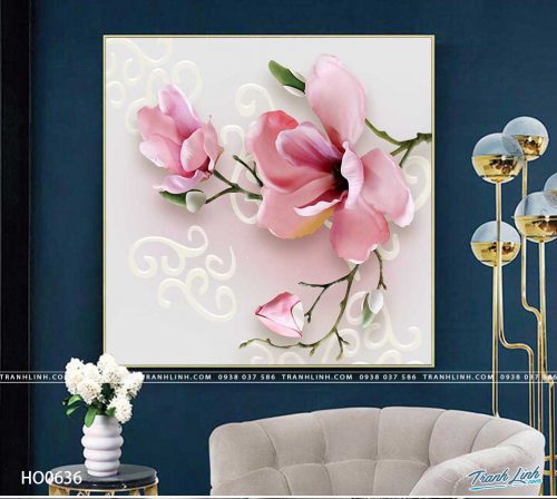 tranh canvas hoa 636
