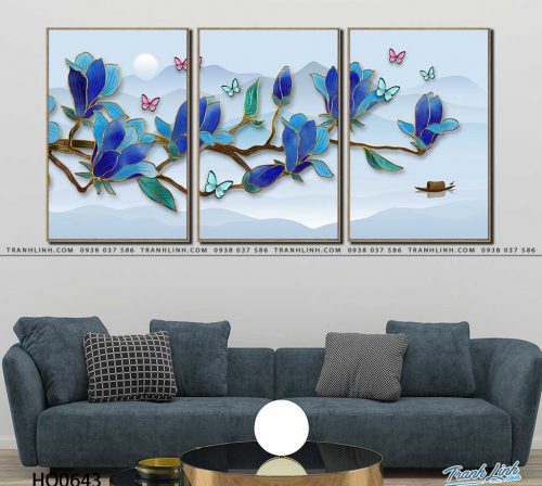 tranh canvas hoa 643