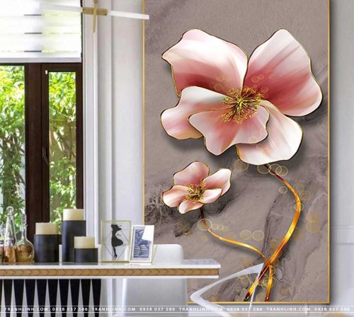 tranh canvas hoa 645