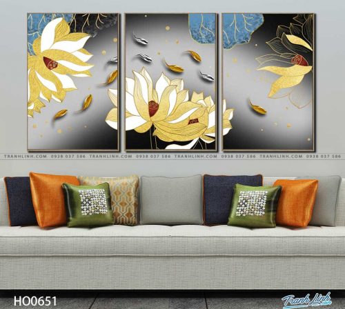 tranh canvas hoa 651