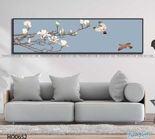 tranh canvas hoa 652