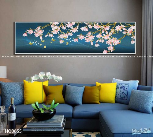 tranh canvas hoa 655