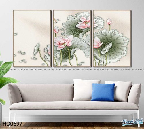 tranh canvas hoa 697