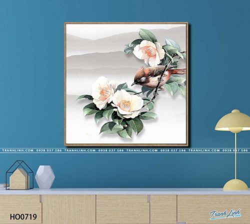 tranh canvas hoa 719