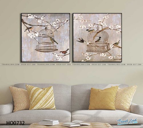 tranh canvas hoa 732
