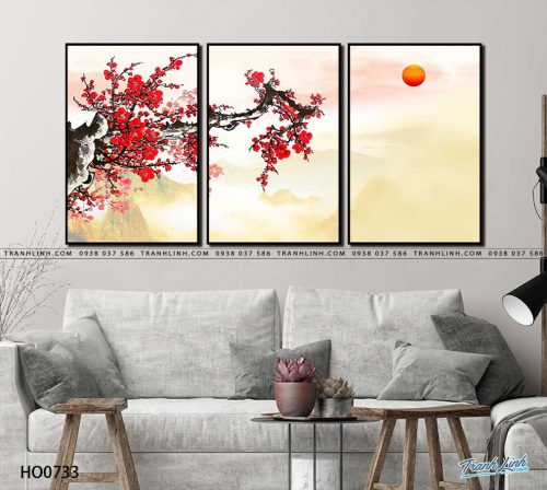 tranh canvas hoa 733