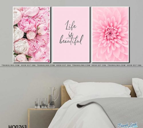 tranh canvas hoa 763