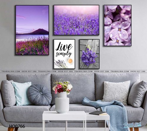 tranh canvas hoa 766