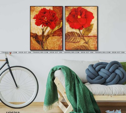 tranh canvas hoa 768