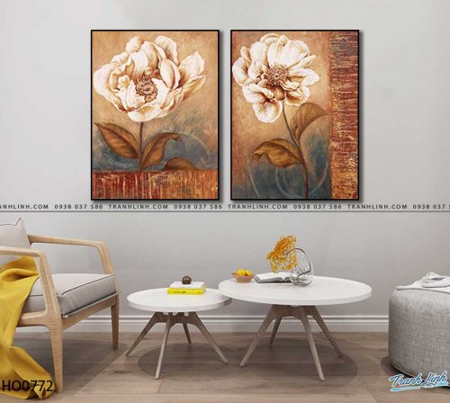 tranh canvas hoa 772