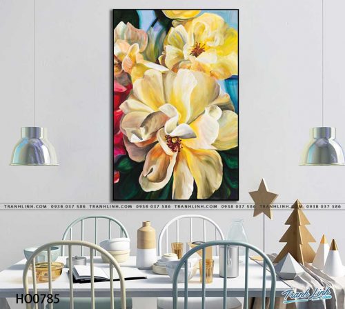 tranh canvas hoa 785