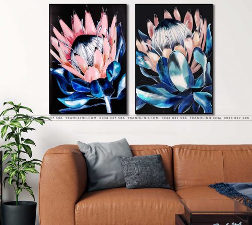 tranh canvas hoa 793