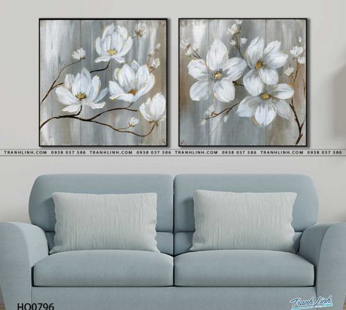 tranh canvas hoa 796