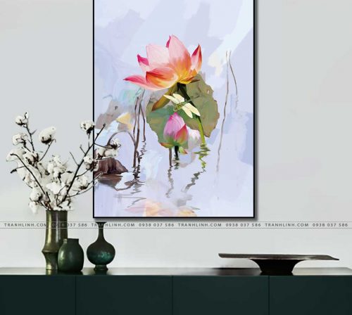 tranh canvas hoa 808