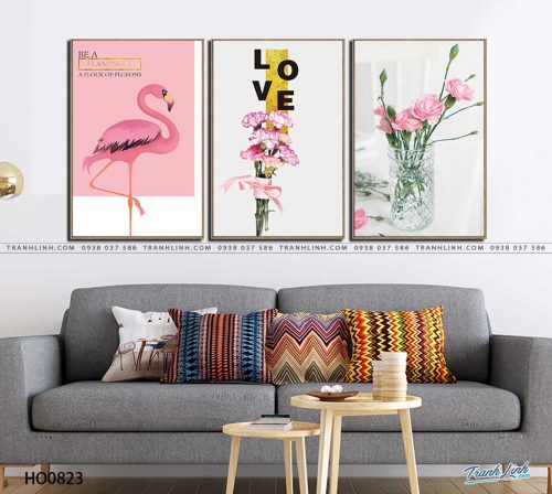 tranh canvas hoa 823