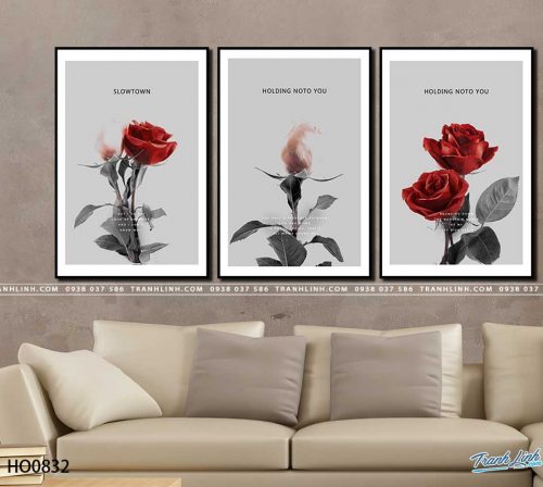 tranh canvas hoa 832