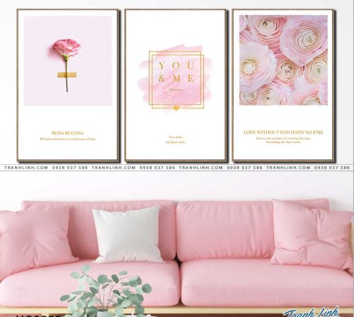 tranh canvas hoa 855