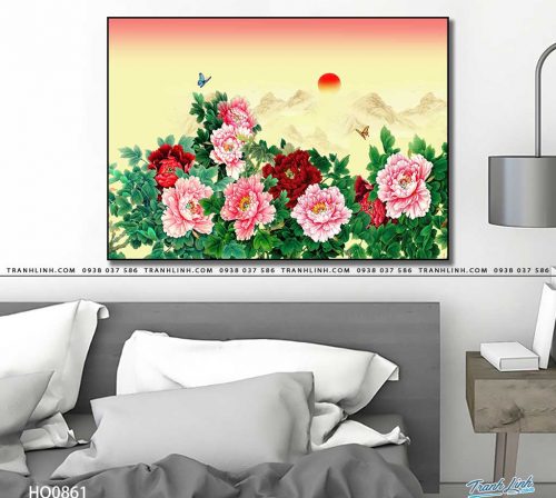 tranh canvas hoa 861