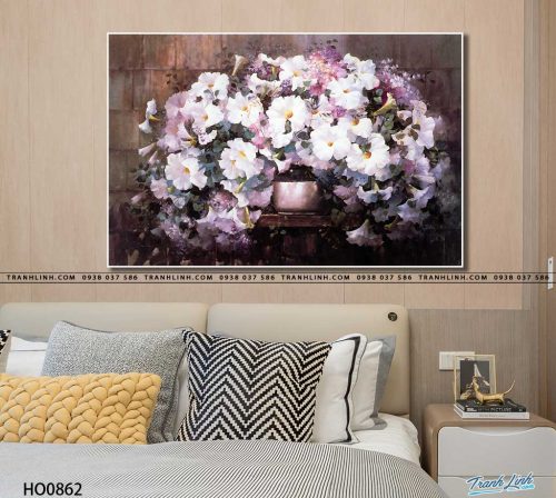 tranh canvas hoa 862