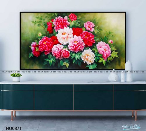 tranh canvas hoa 871