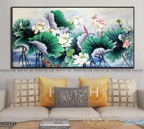 tranh canvas hoa 931