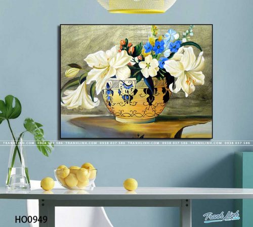 tranh canvas hoa 949