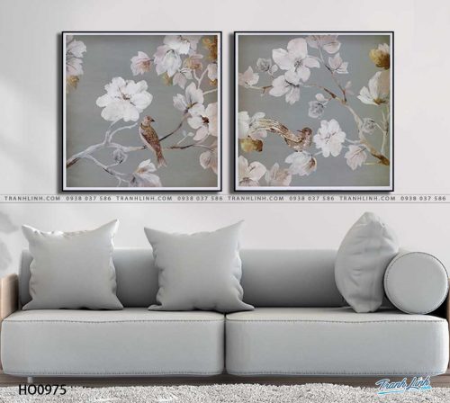 tranh canvas hoa 975