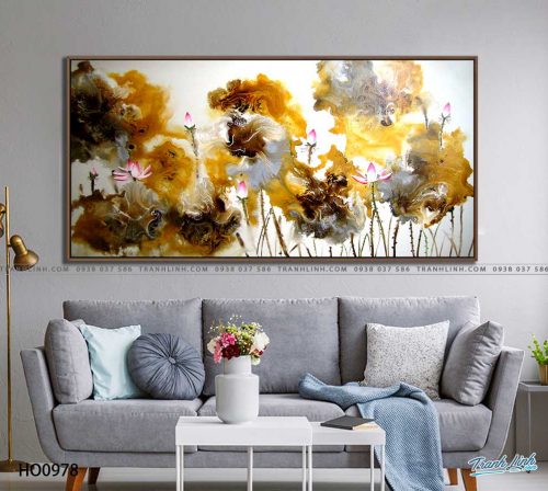 tranh canvas hoa 978