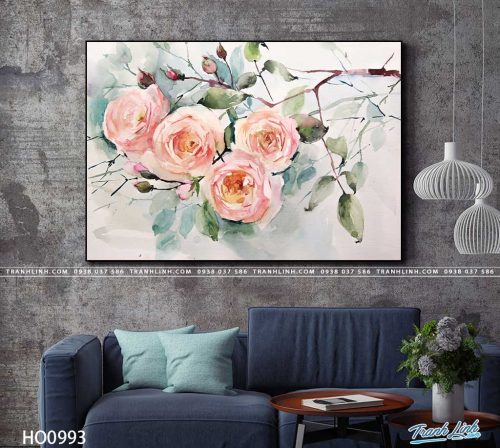 tranh canvas hoa 993
