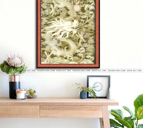 tranh canvas rong 14