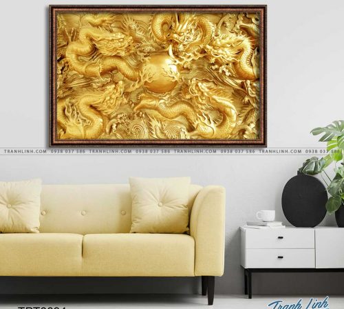 tranh canvas rong 15