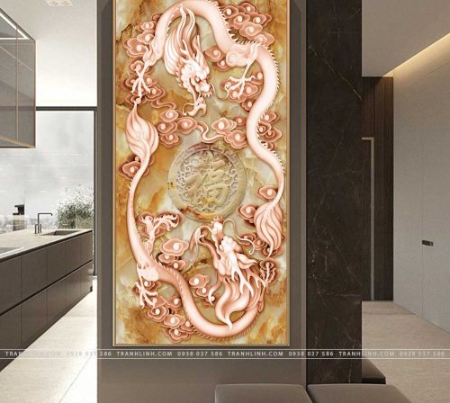 tranh canvas rong 18