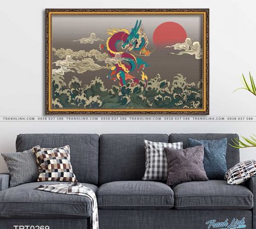 tranh canvas rong 29