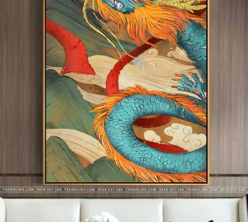 tranh canvas rong 30