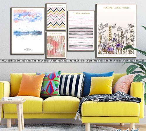 tranh canvas truu tuong 1494