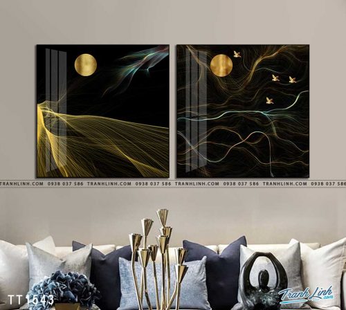 tranh canvas truu tuong 1543