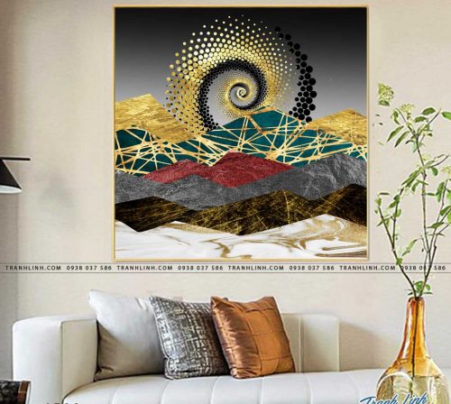 tranh canvas truu tuong 1590