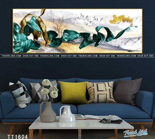 tranh canvas truu tuong 1604