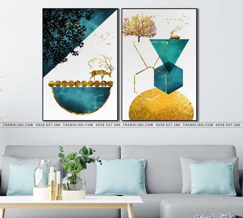 tranh canvas truu tuong 1637