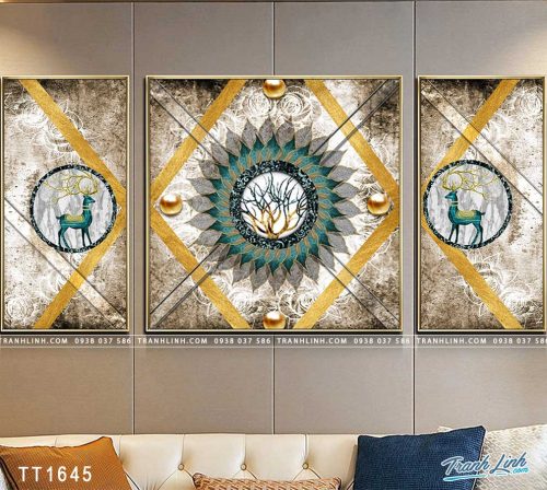 tranh canvas truu tuong 1645