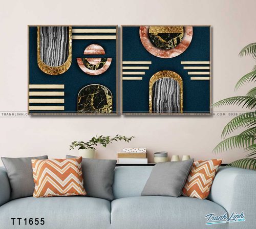 tranh canvas truu tuong 1655